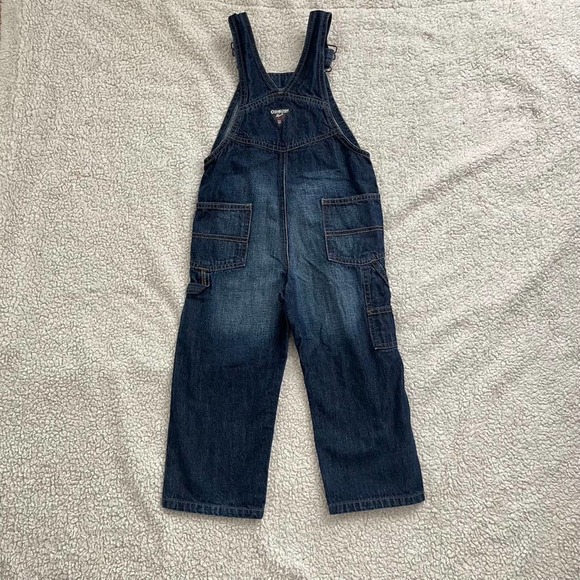 OshKosh B'gosh Denim Overall Toddler Size 4T - Picture 10 of 10